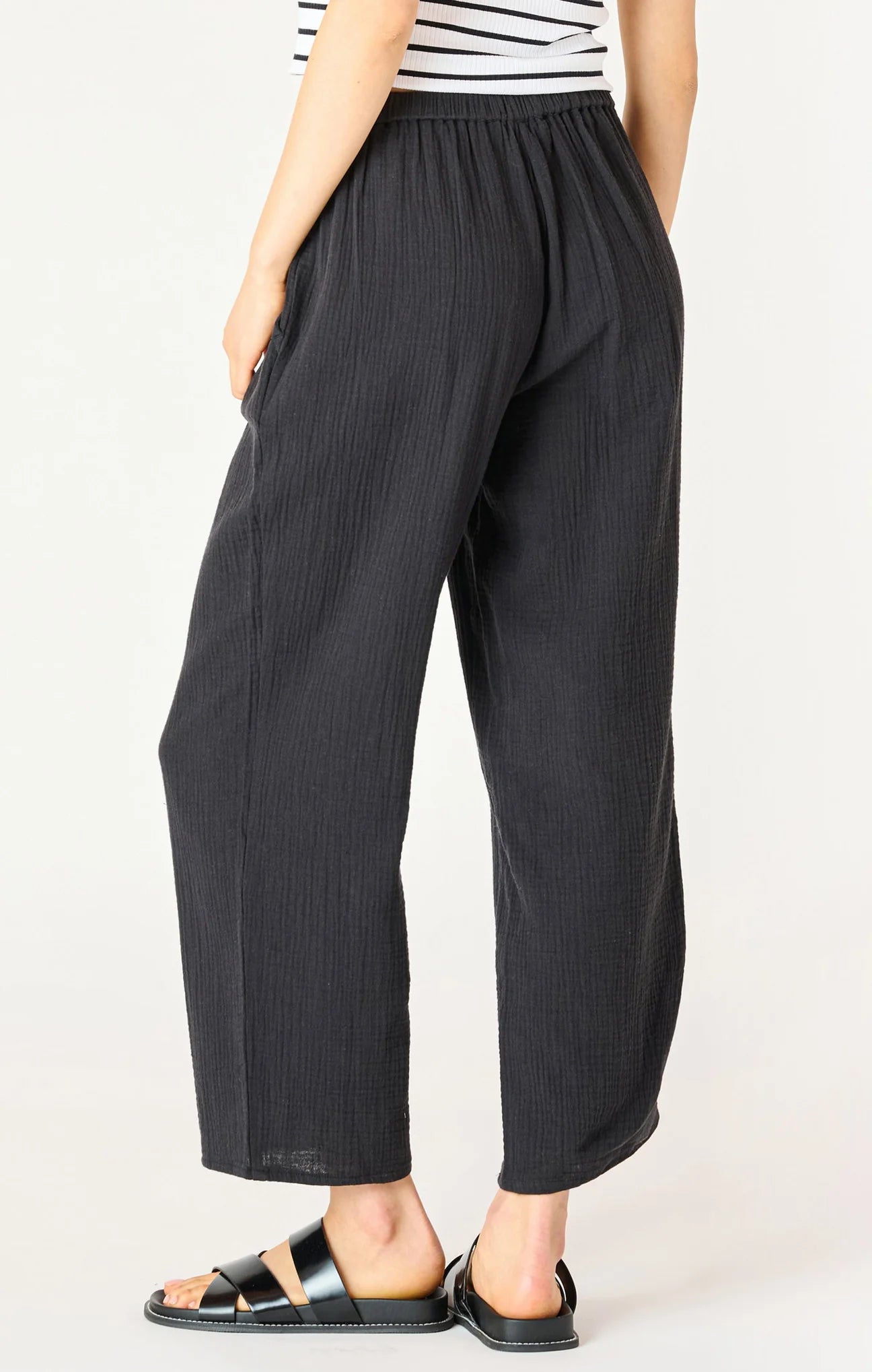 Pull On Textured Pant