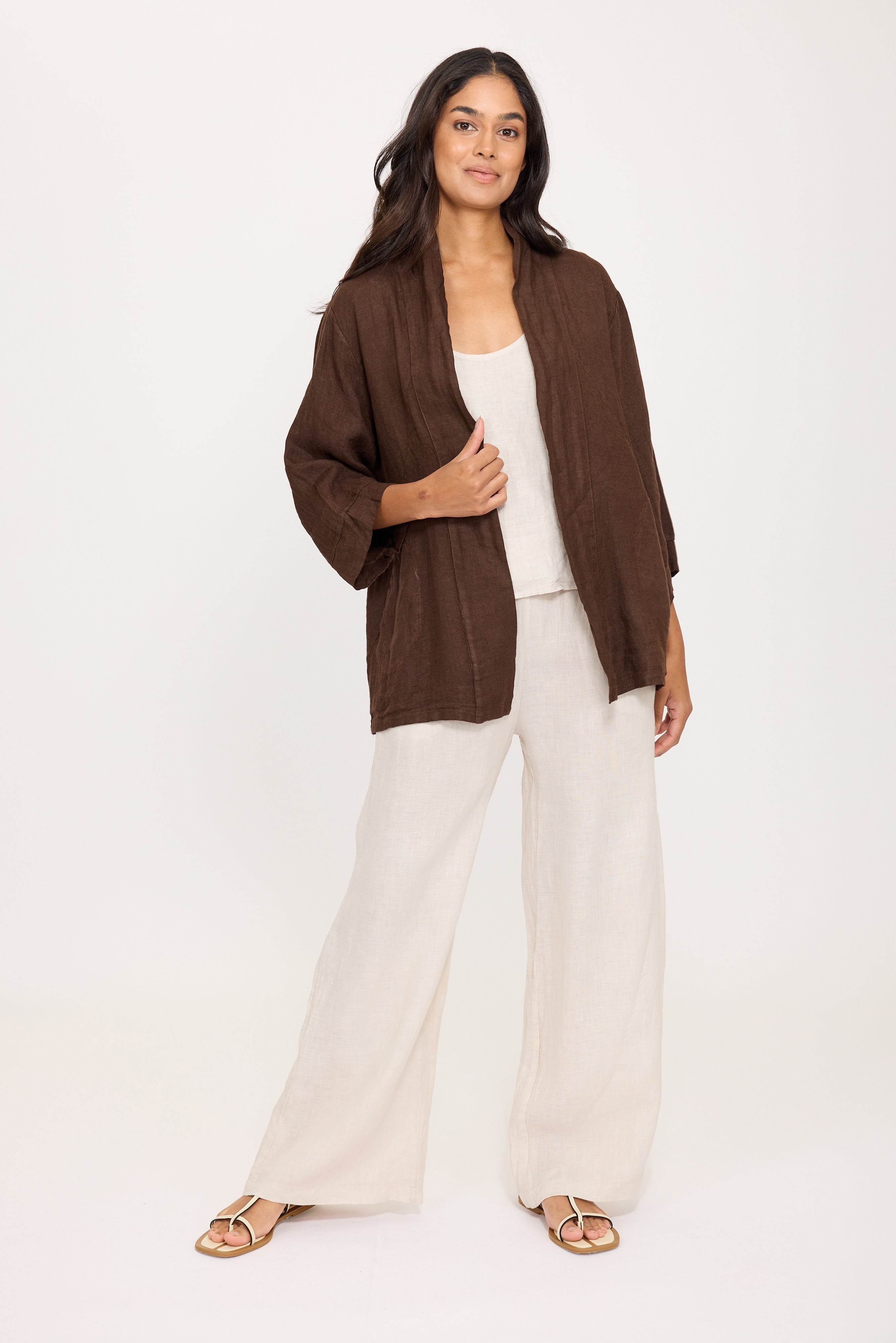 Linen Kimono Jacket