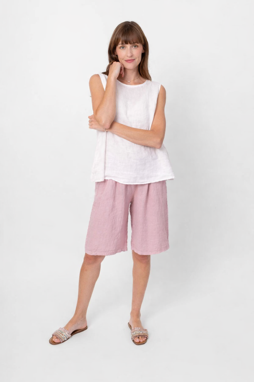 Linen Simple Tank Top