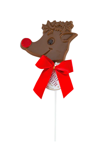 Donini Rudolph Milk Chocolate Lollipop