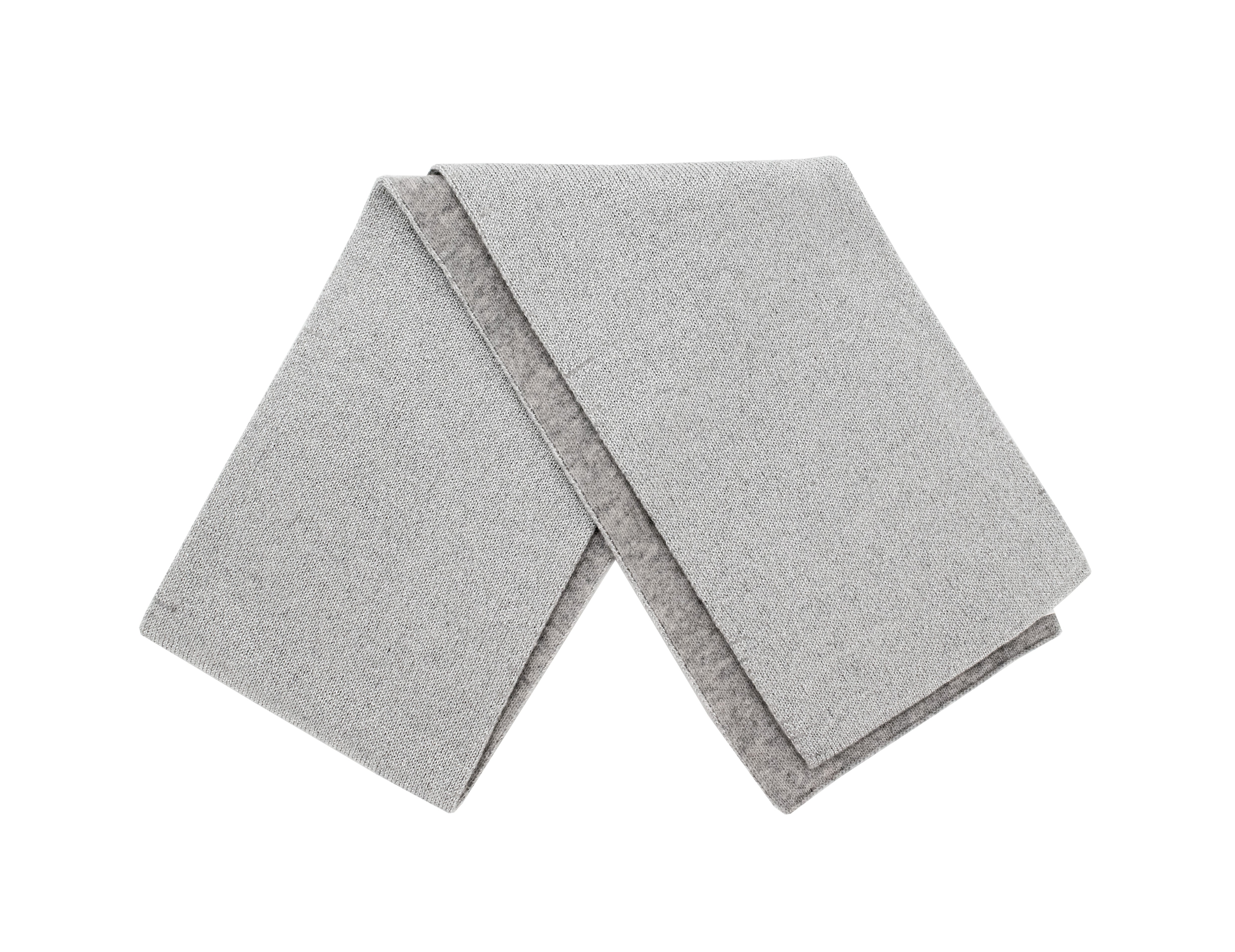 Subtle Metallic Wool Knit Scarf