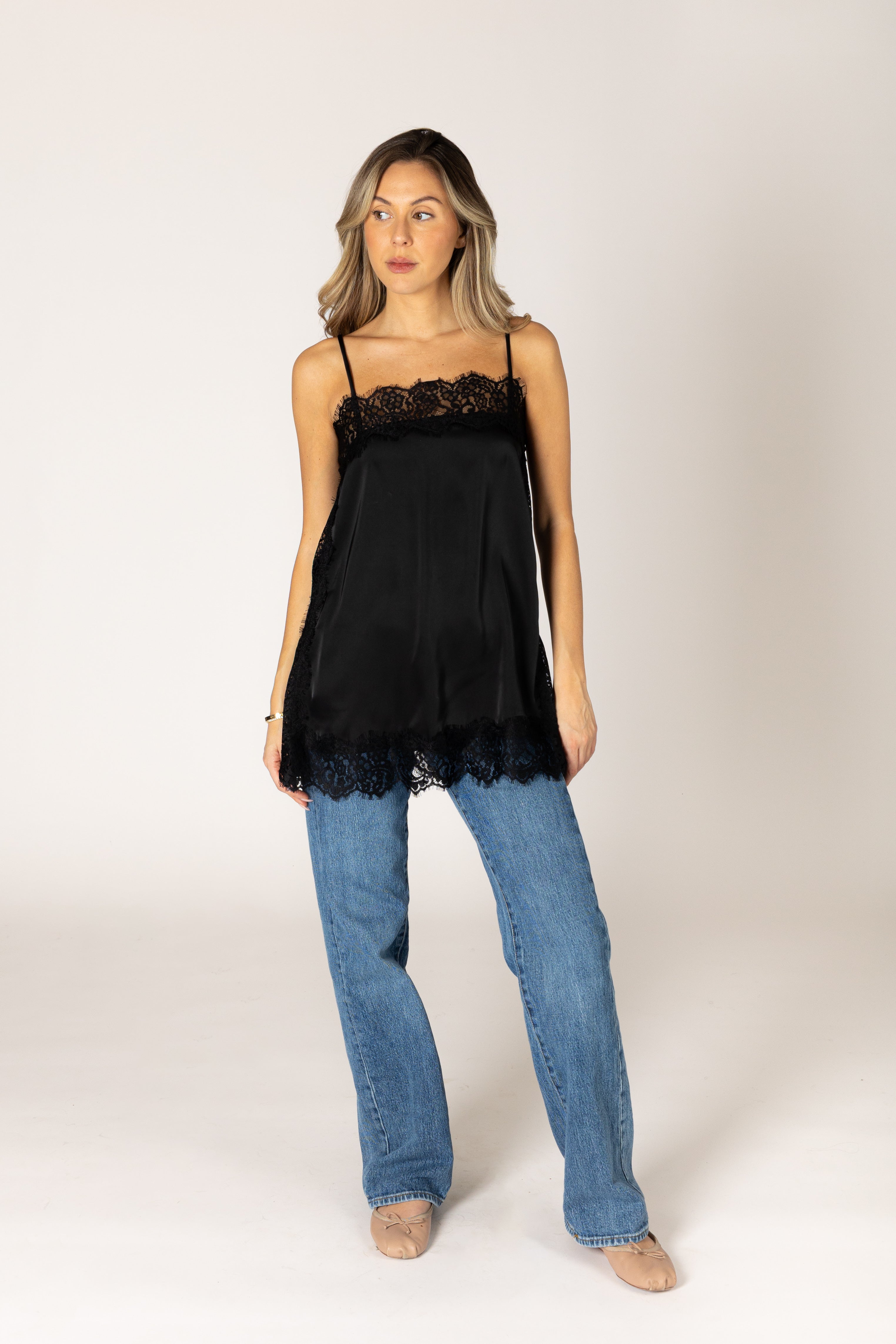 Lace Cami Slip Dress/Top