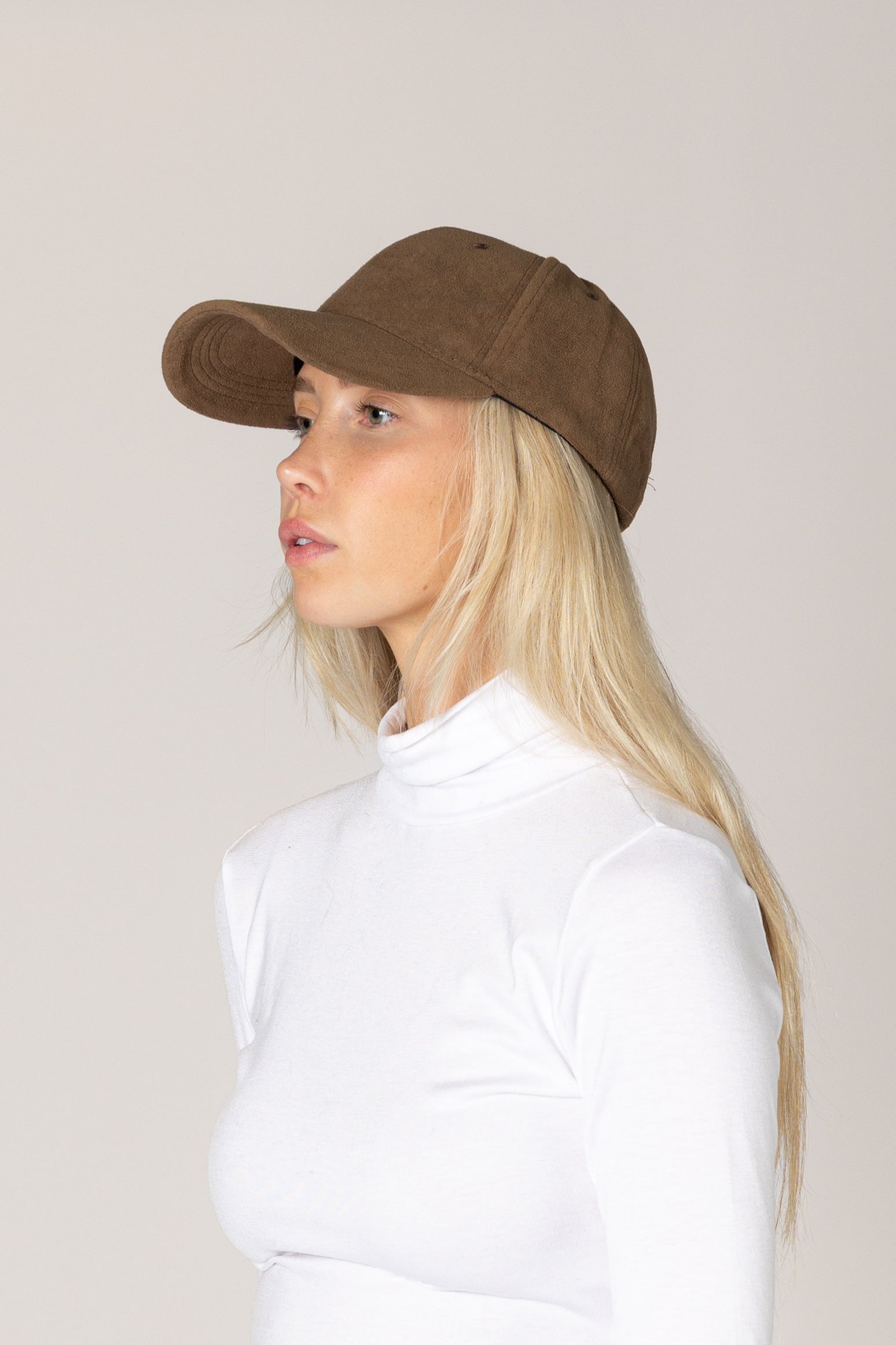 Suede Baseball Hat
