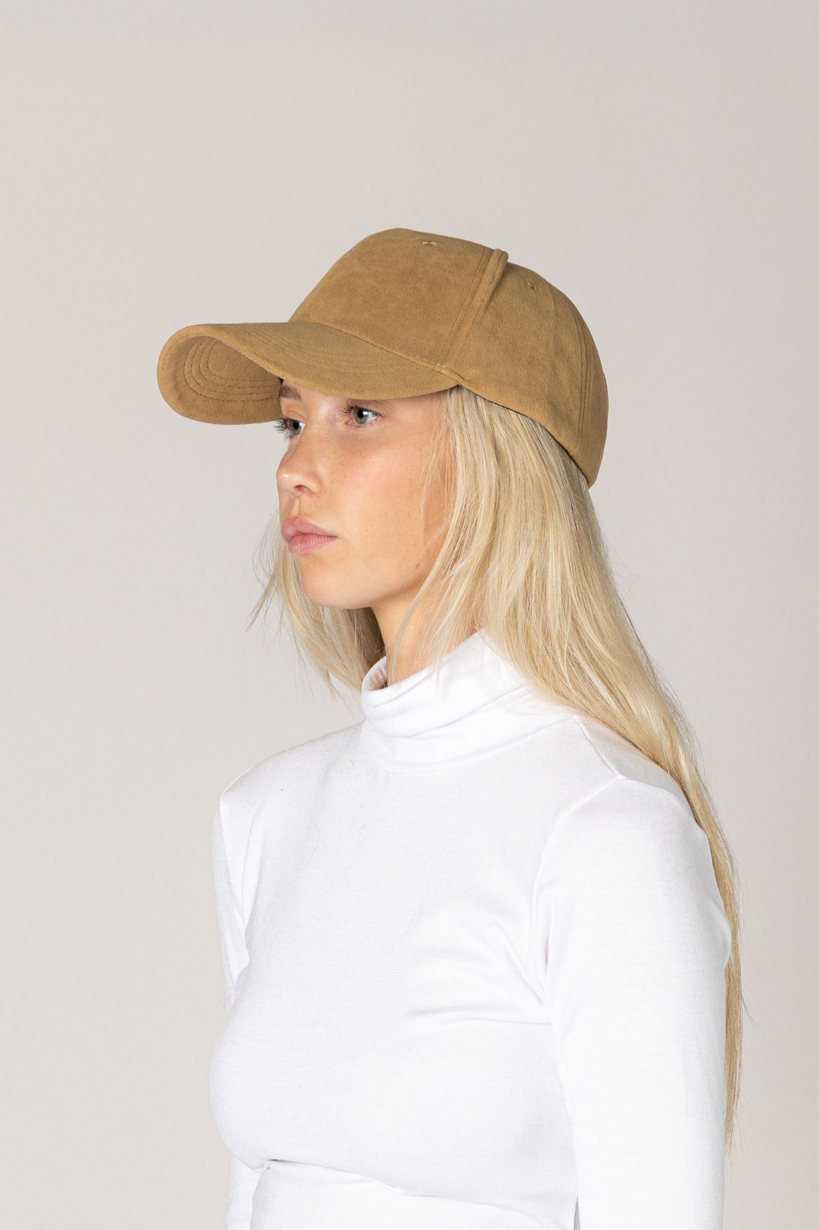 Suede Baseball Hat