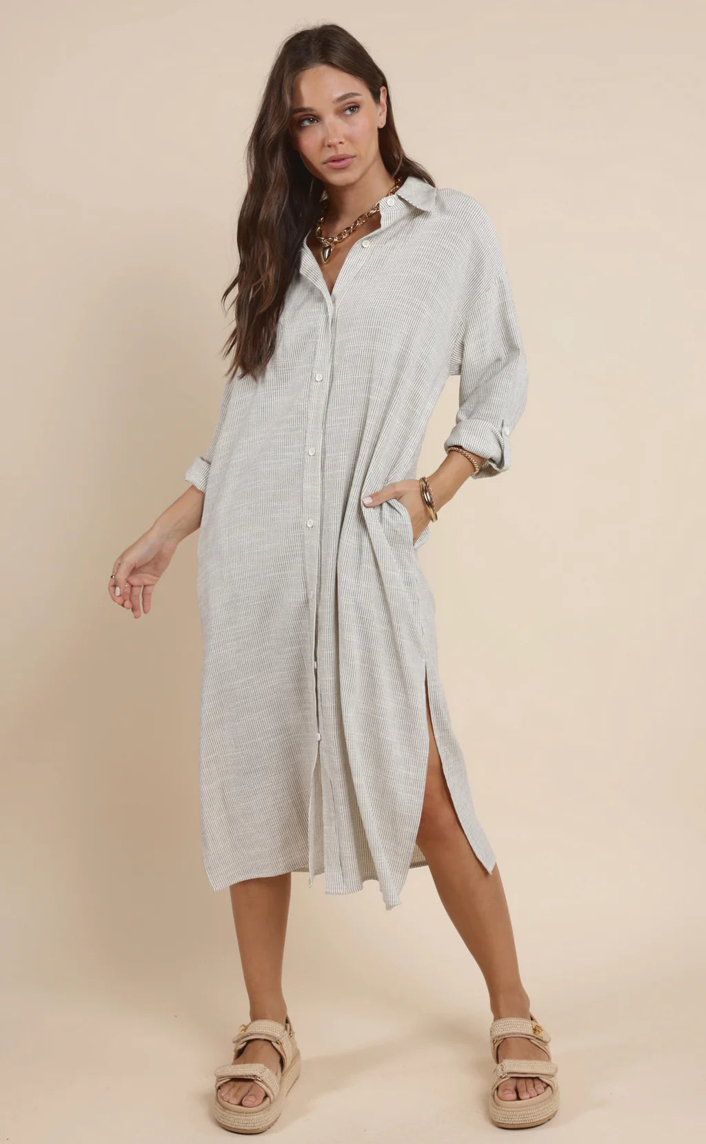 Mojave Duster Shirt Dress