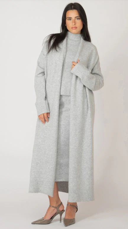 Longline Grey Cardigan