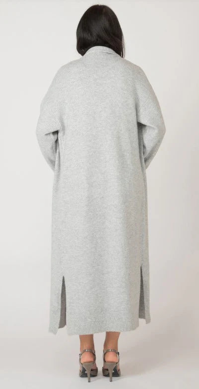 Longline Grey Cardigan