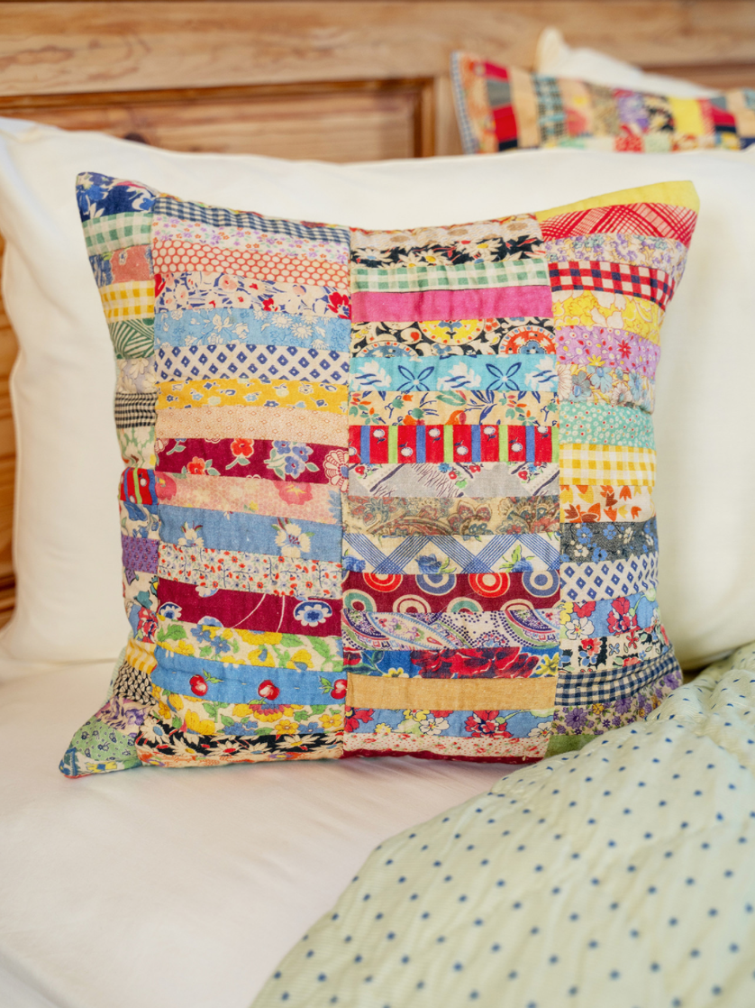 Patch Parade Patchwork Cushion