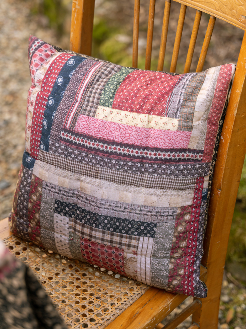 Harvest Harmony Patchwork Cushion Cover