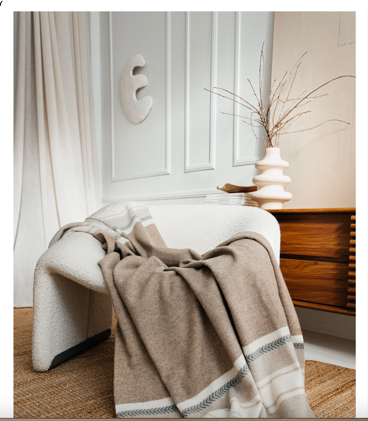 Hanover Cashmere Wool Throw