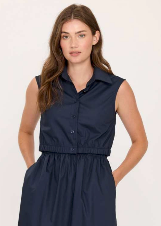 Poplin Cotton Vest Top