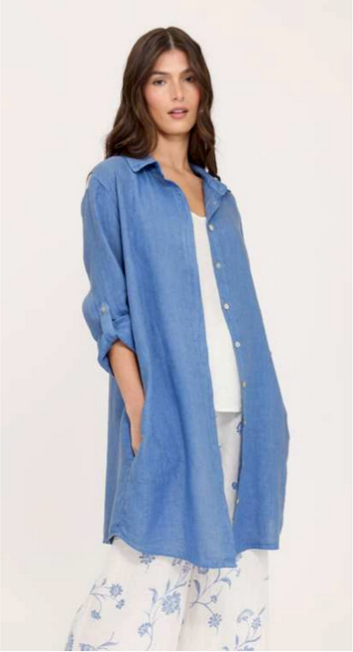 Linen Blouse Dress