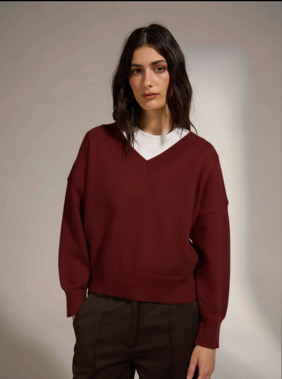 Boggle VNeck Sweater