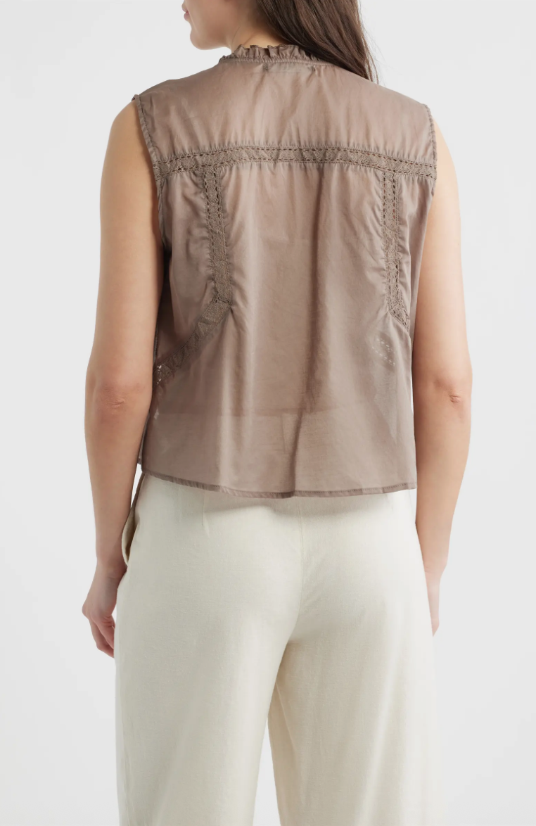 Rodas Lace Sleevless Blouse