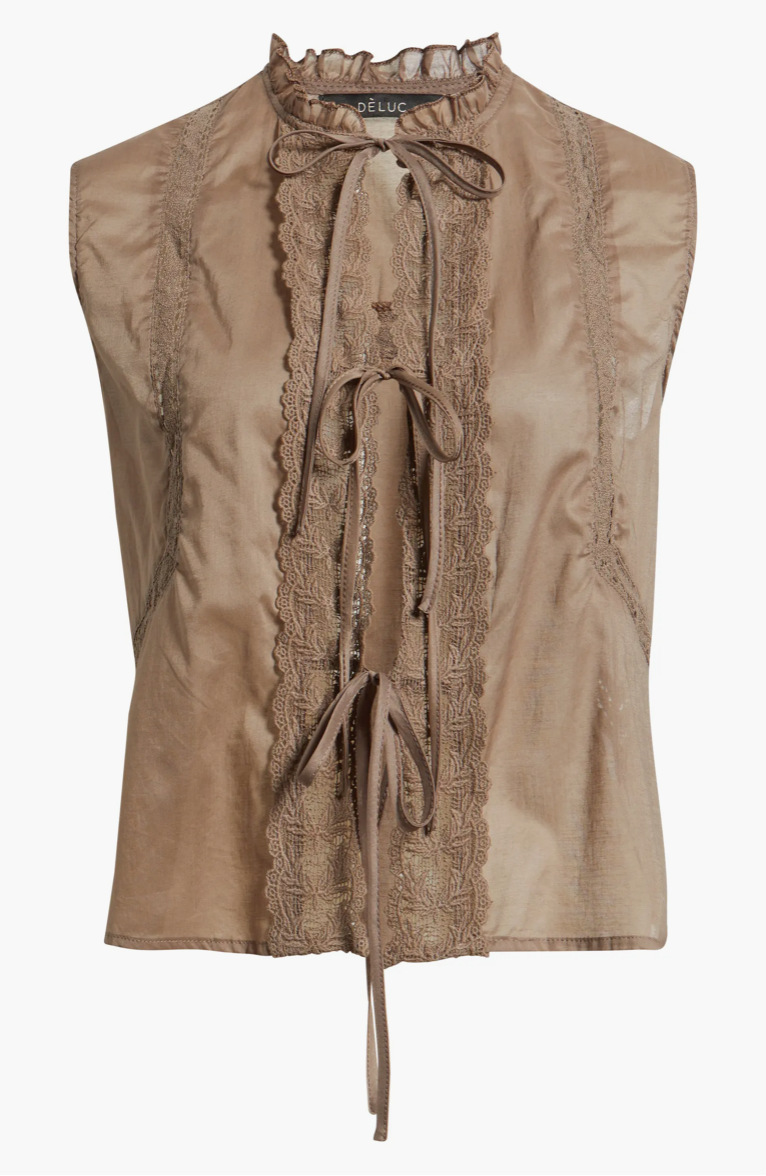 Rodas Lace Sleevless Blouse