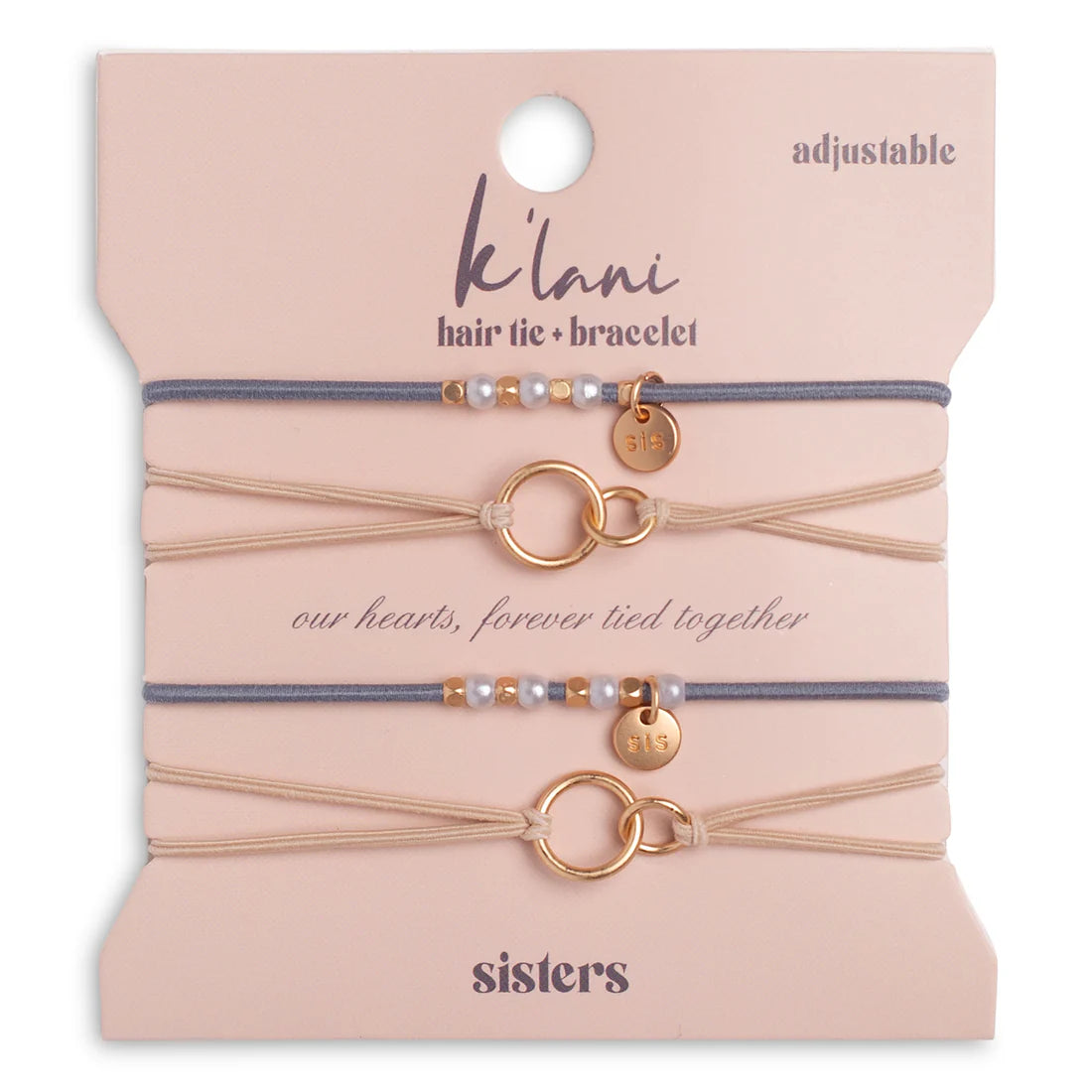 SISTERS Hair Tie Bracelets