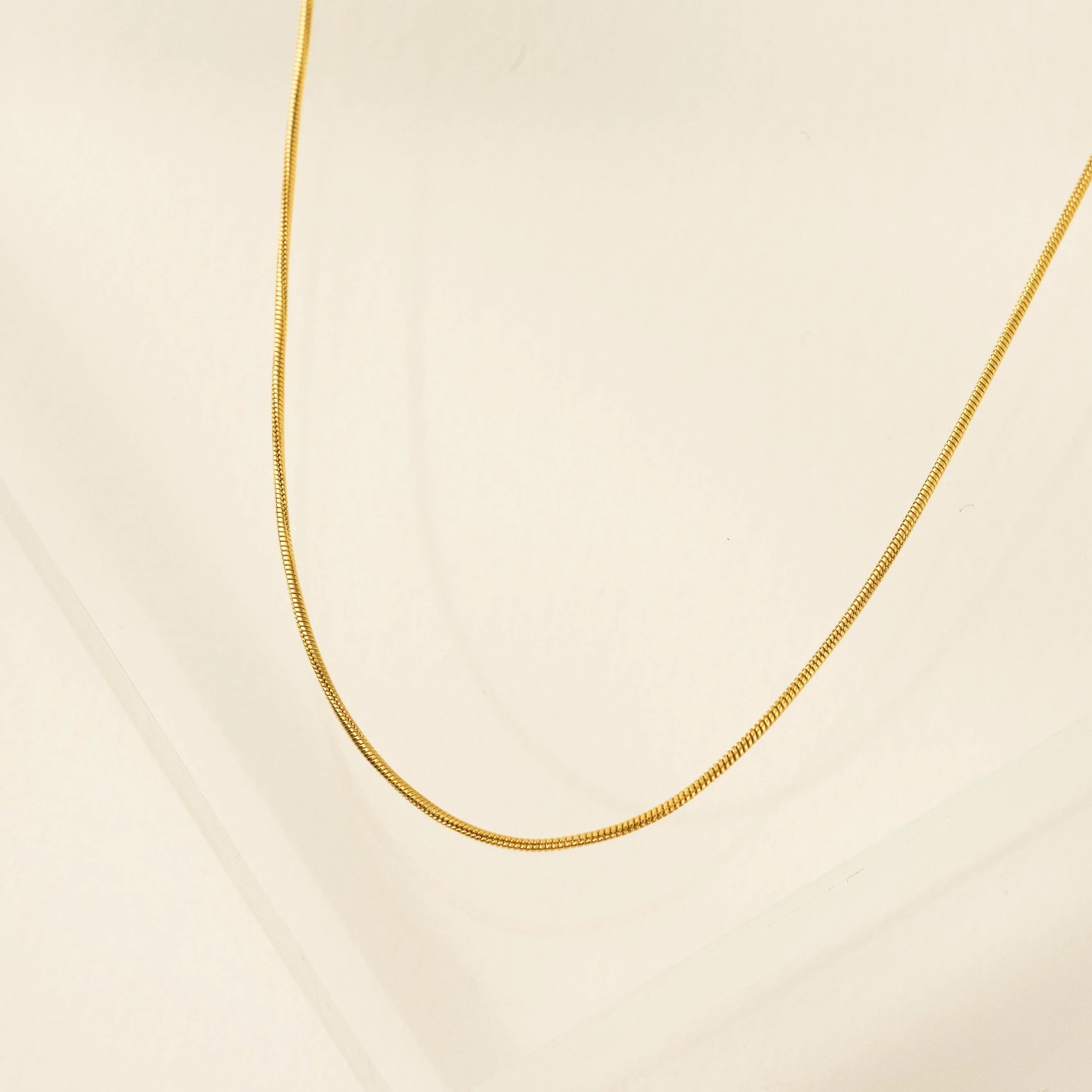 Snake Chain Gold Filled Necklace