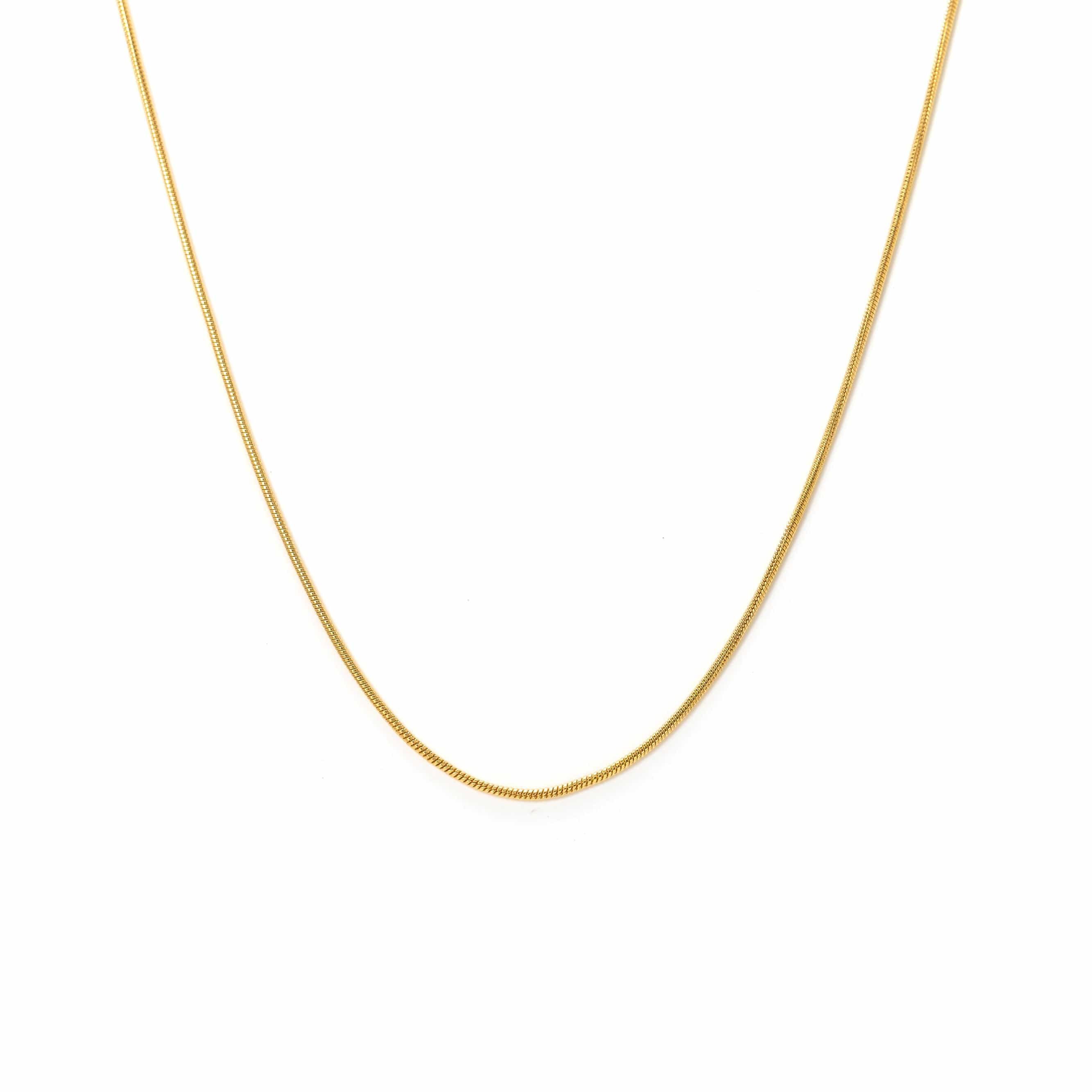 Snake Chain Gold Filled Necklace