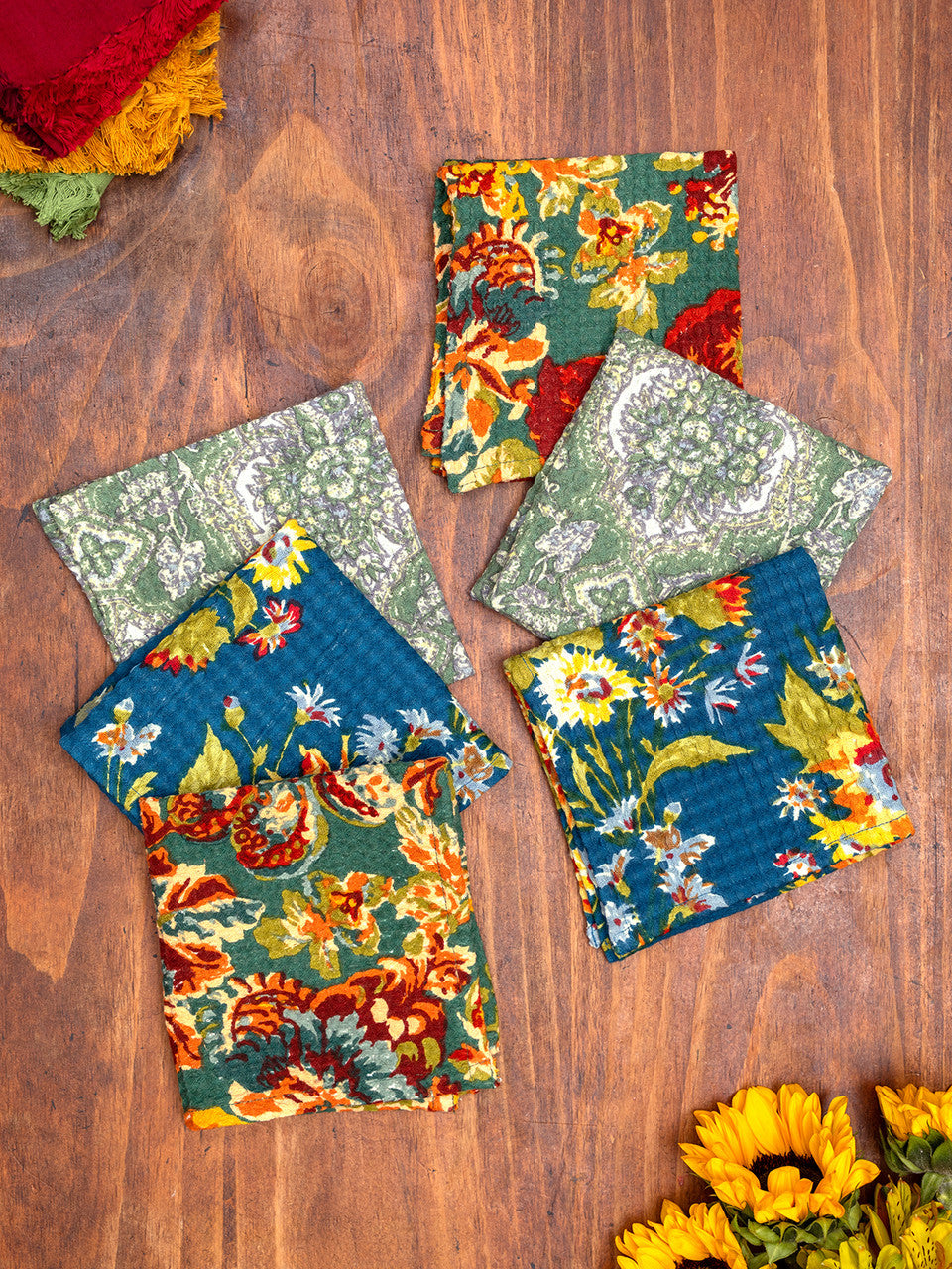 Happy Harvest Patchwork Tiny Towel Bundle