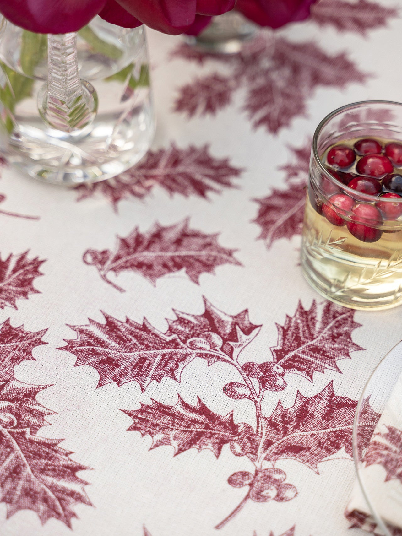 Holly Toile Tablecloth