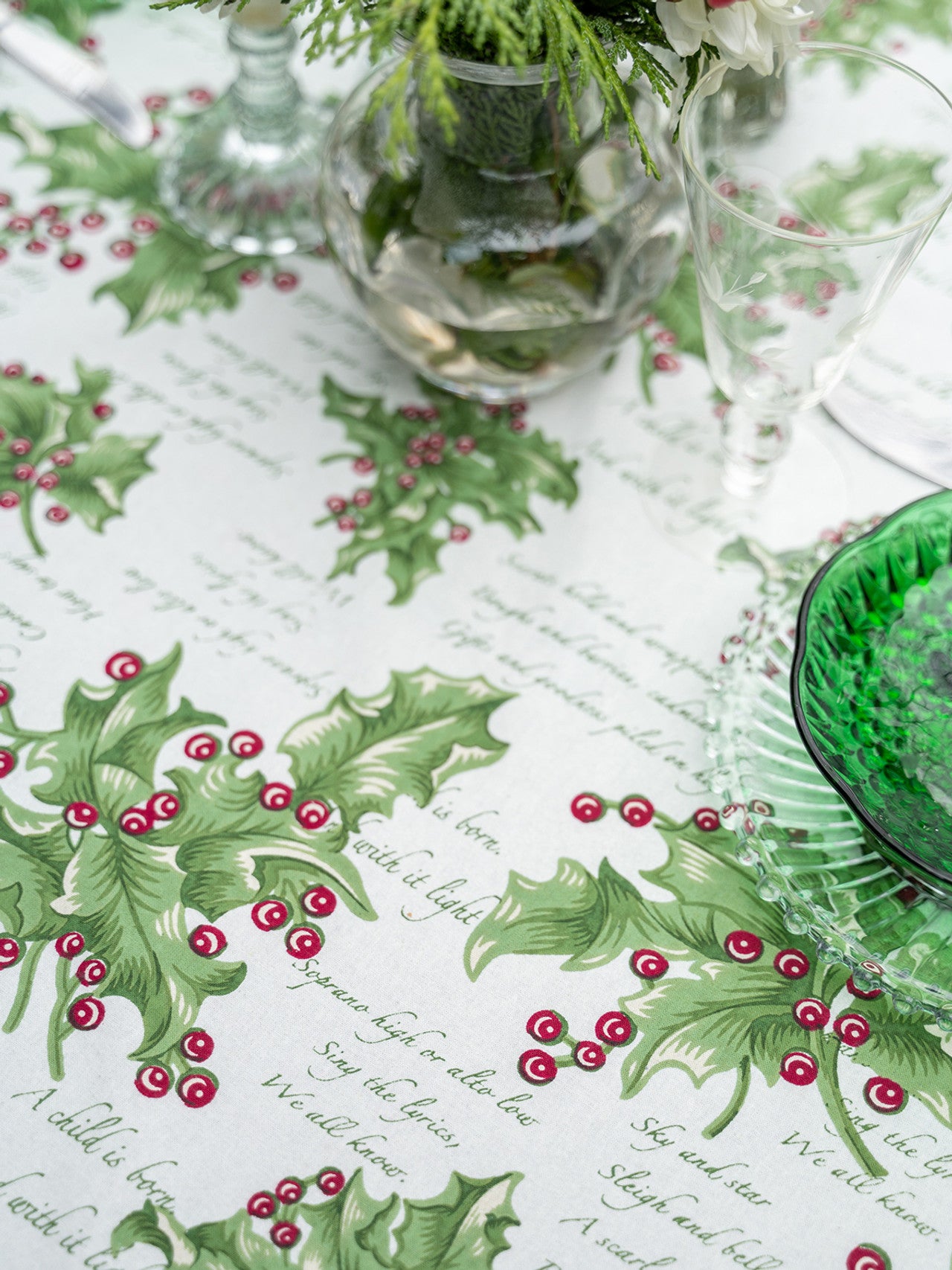 Holly Song Tablecloth