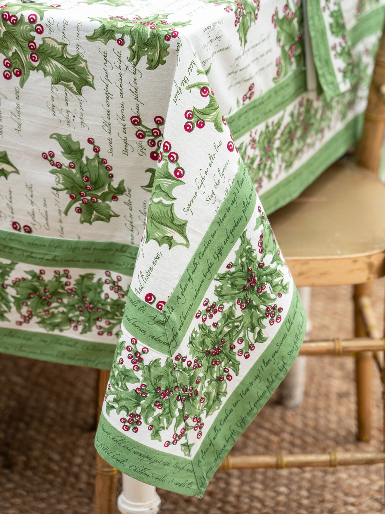 Holly Song Tablecloth