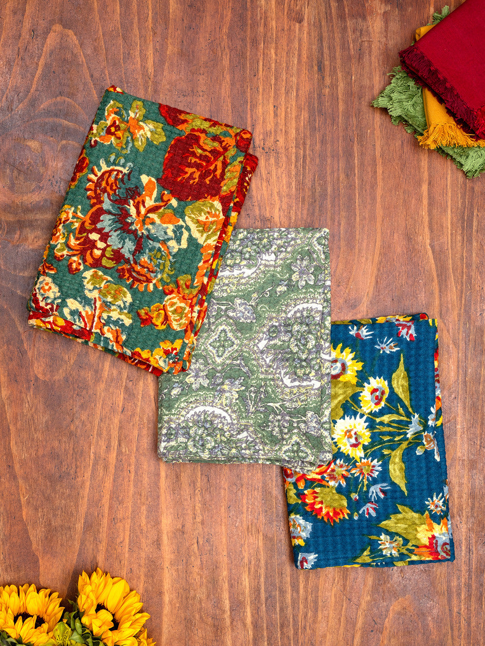 Harry Harvest Patchwork Tea Towel Bundle