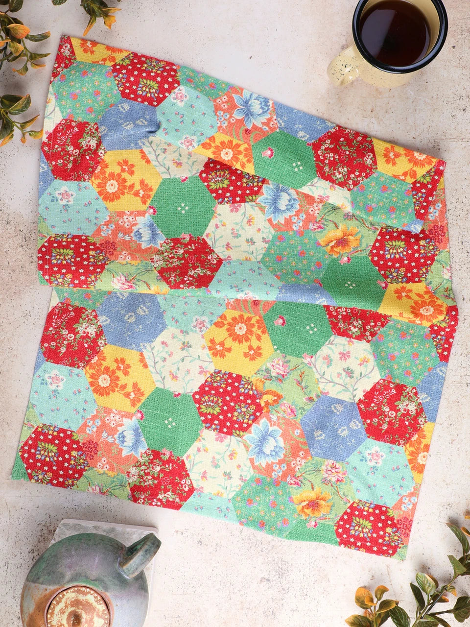 County Fair Patchwork Tea Towel