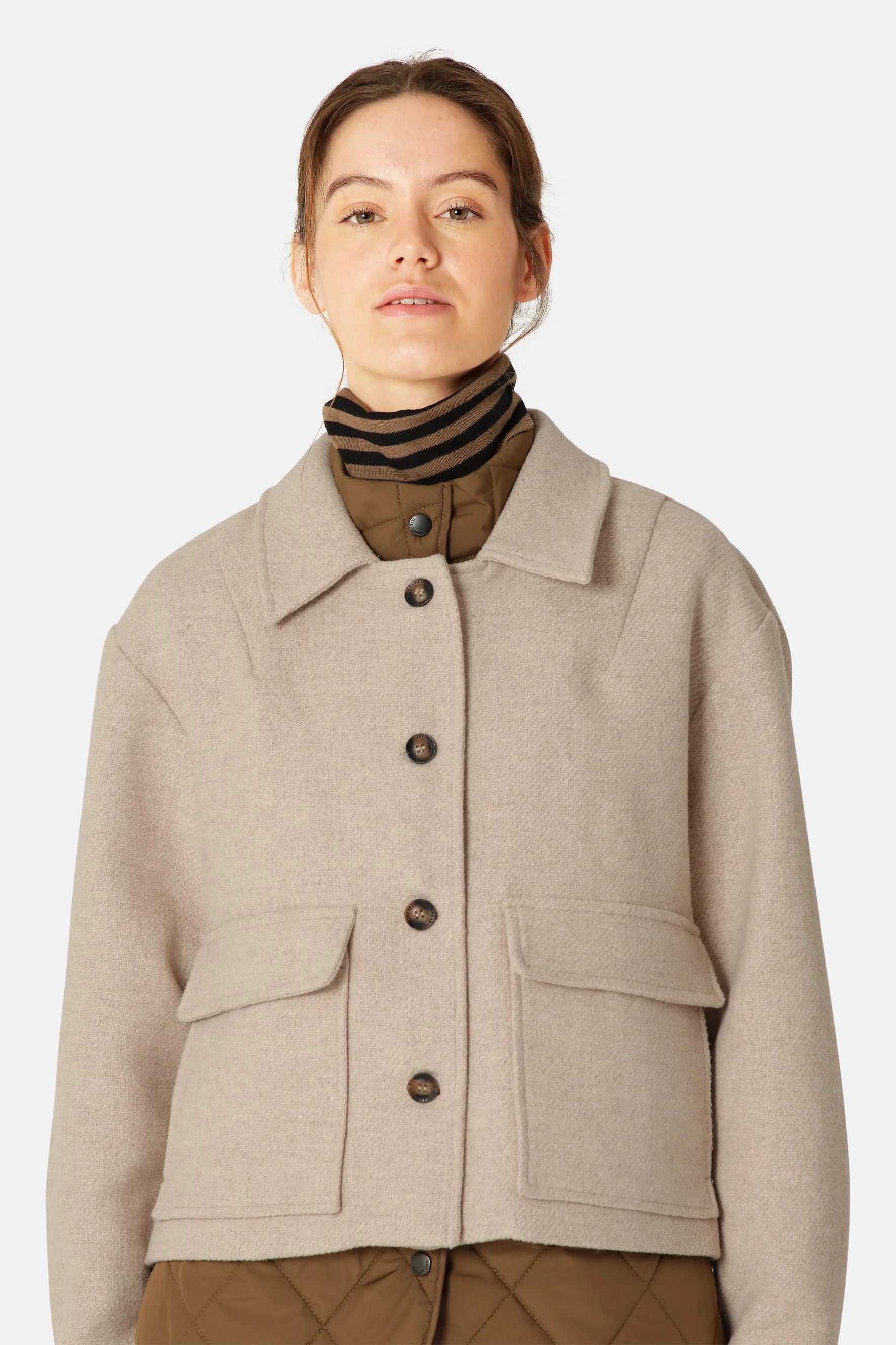 Short Buttoned Jacket