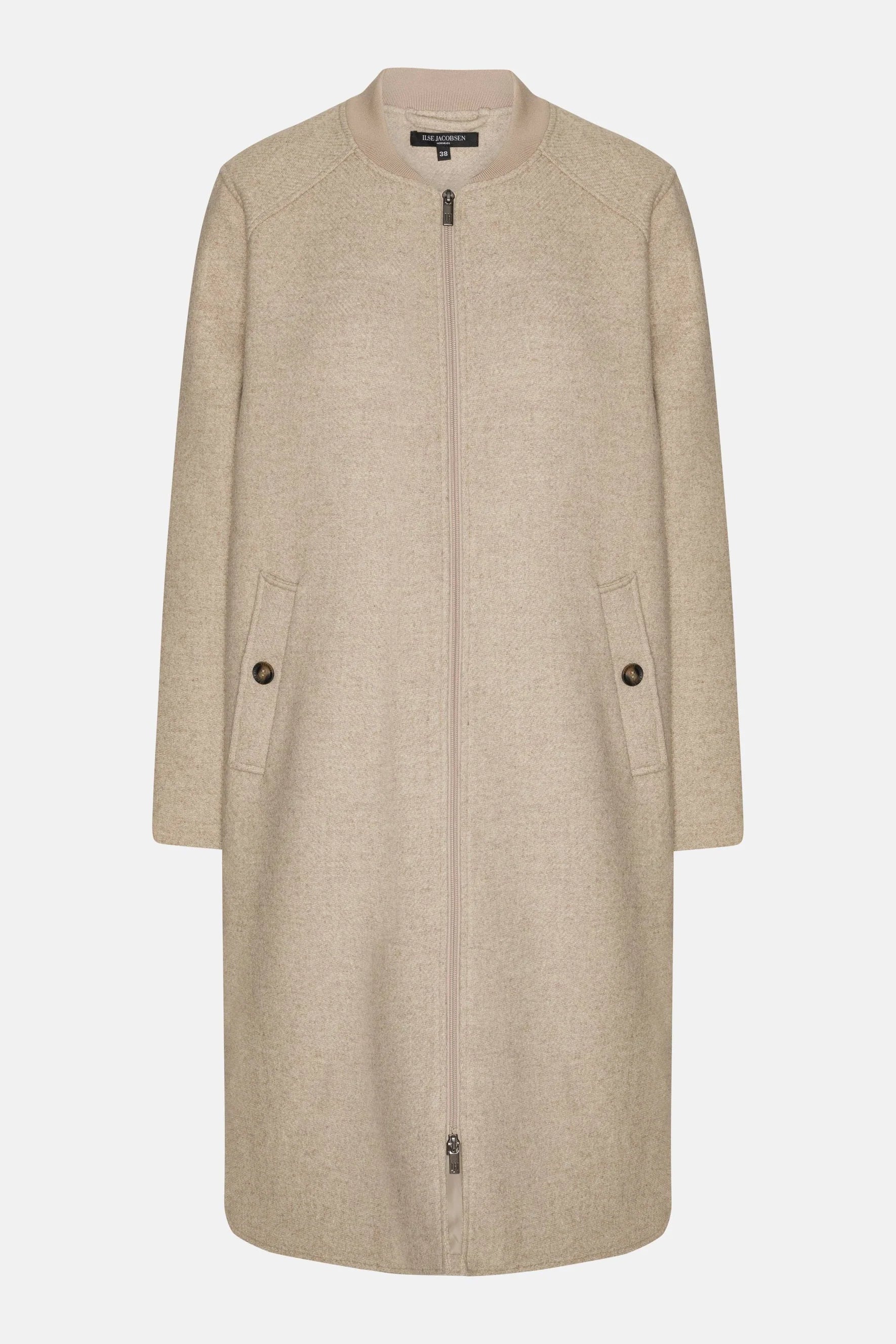 Ilse Jacobsen Long Zipped Coat