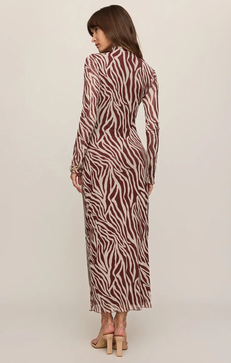Sevilla Zebra Mesh Dress