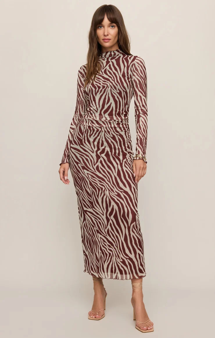 Sevilla Zebra Mesh Dress