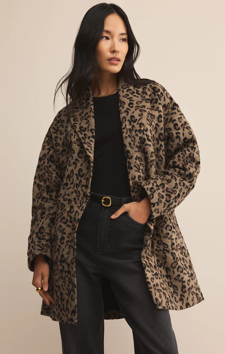 Lennon Leopard Coat