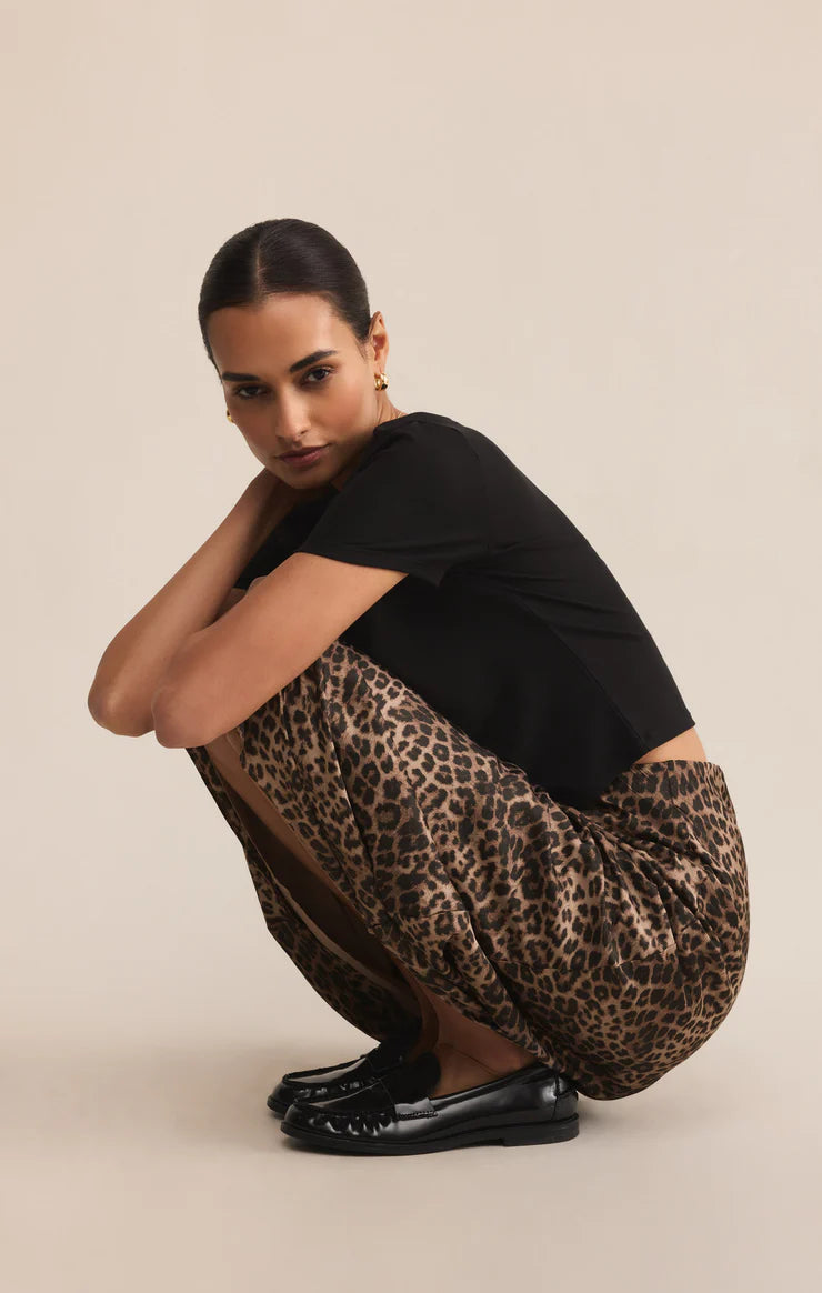 Izabel Leopard Skirt