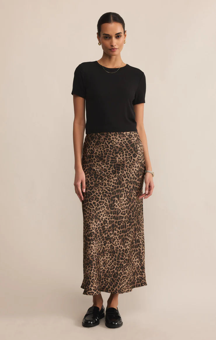 Izabel Leopard Skirt