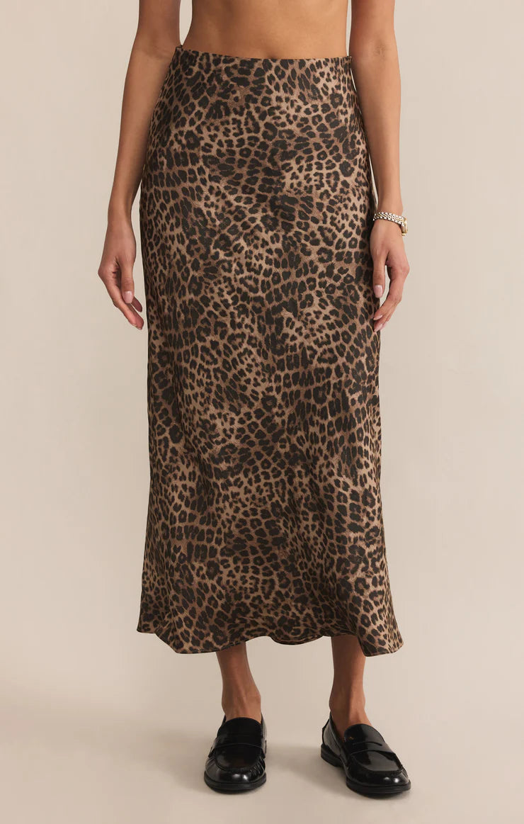 Izabel Leopard Skirt