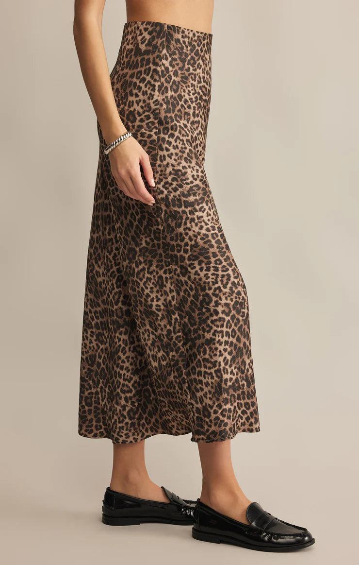 Izabel Leopard Skirt