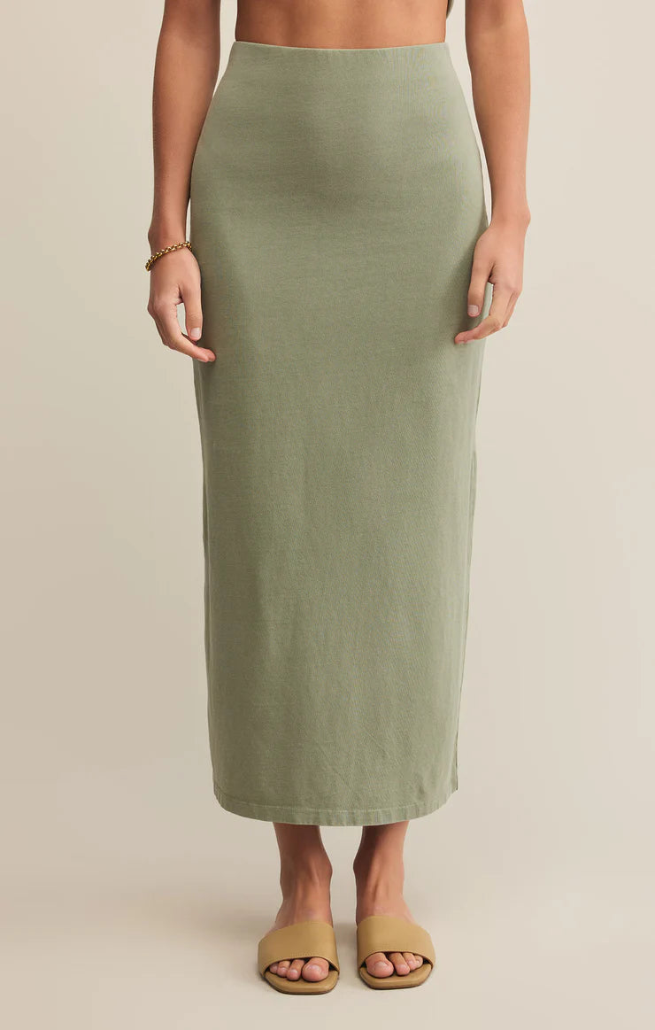 Gail Jersey Midi Skirt