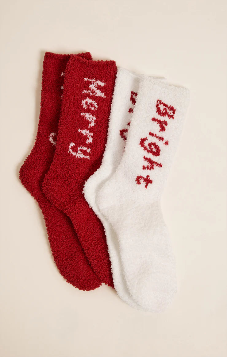 Bright & Merry Socks - 2 pack