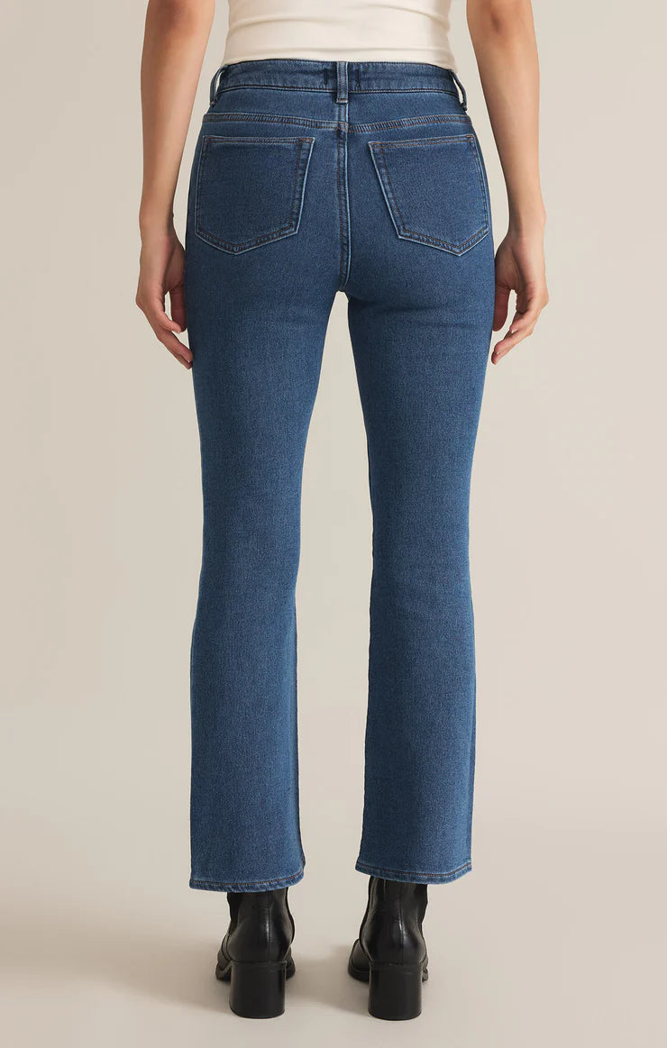 Lia Ankle Kick Flare Knit Jean