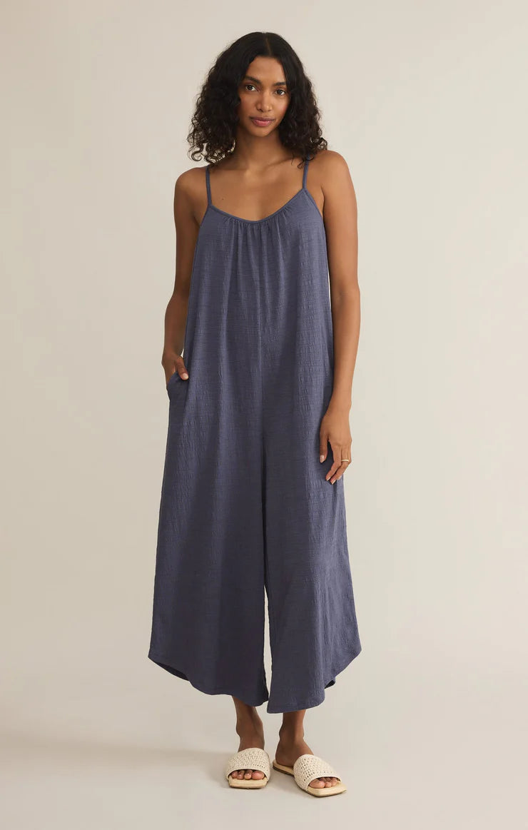 Textured Flared jumpsuit