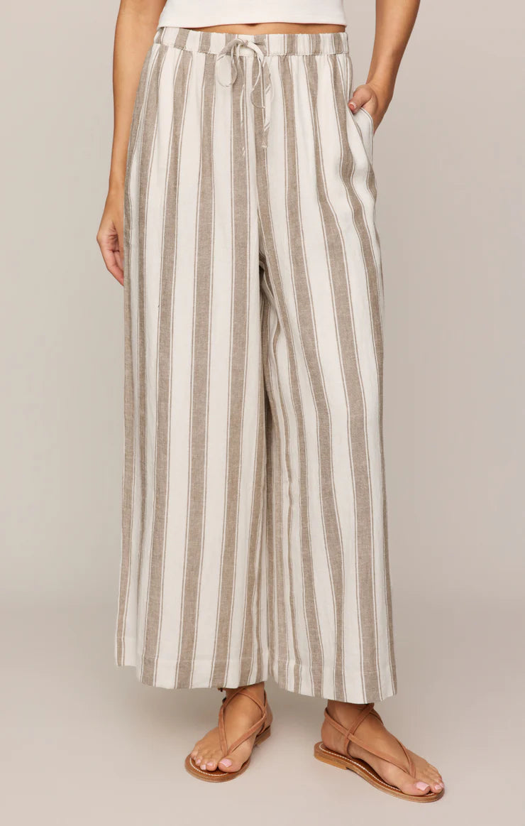 The Perfect Striped Linen Pant