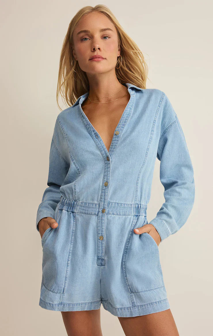 Sully Twill Romper