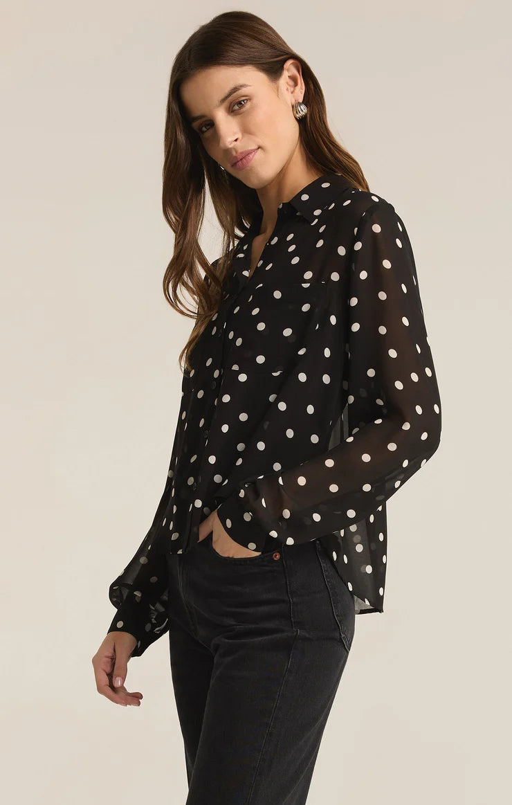 Vivienne Polka Dot Top