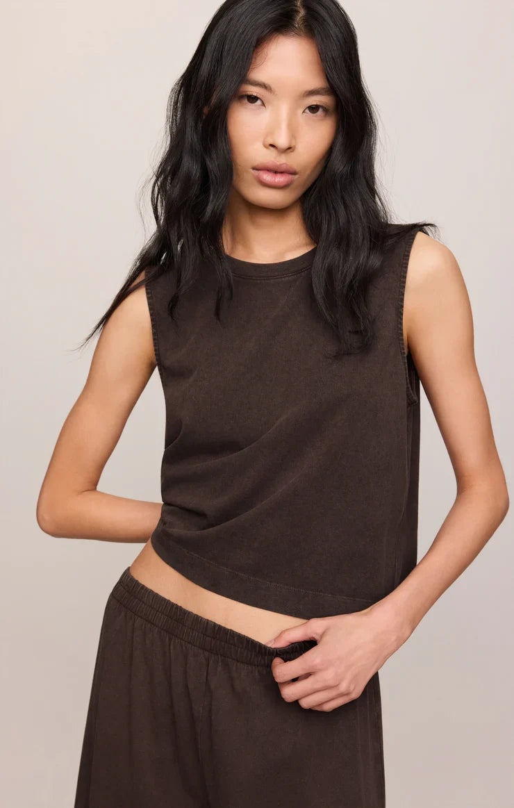 Sloane Jersey Muscle Tank