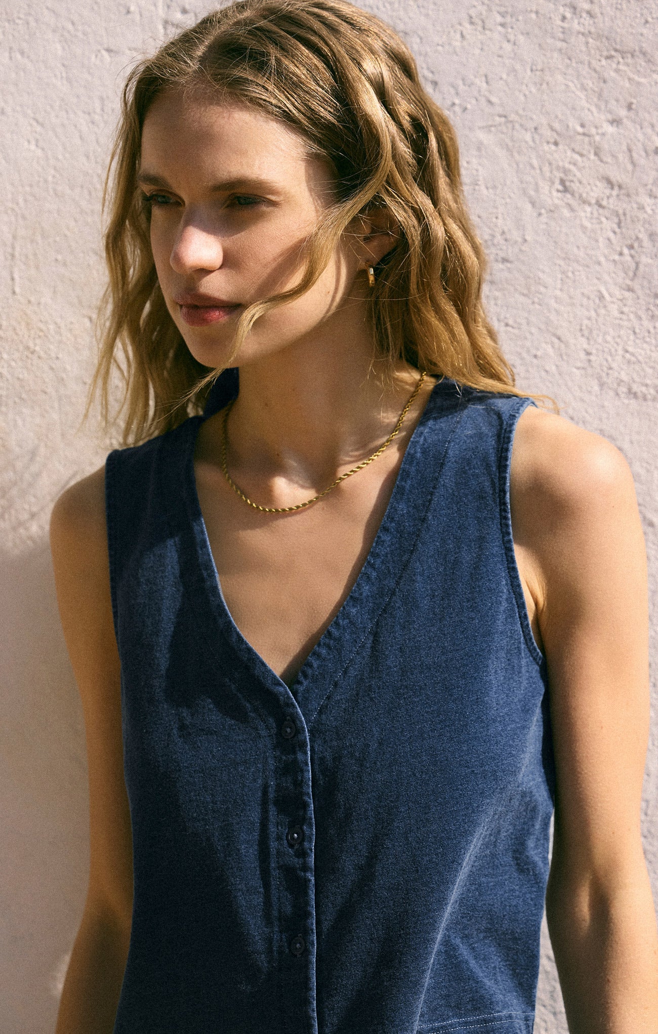 Solace Jersey Denim Top