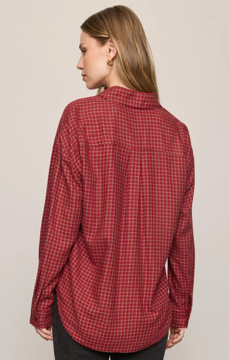 River Plaid Button Up