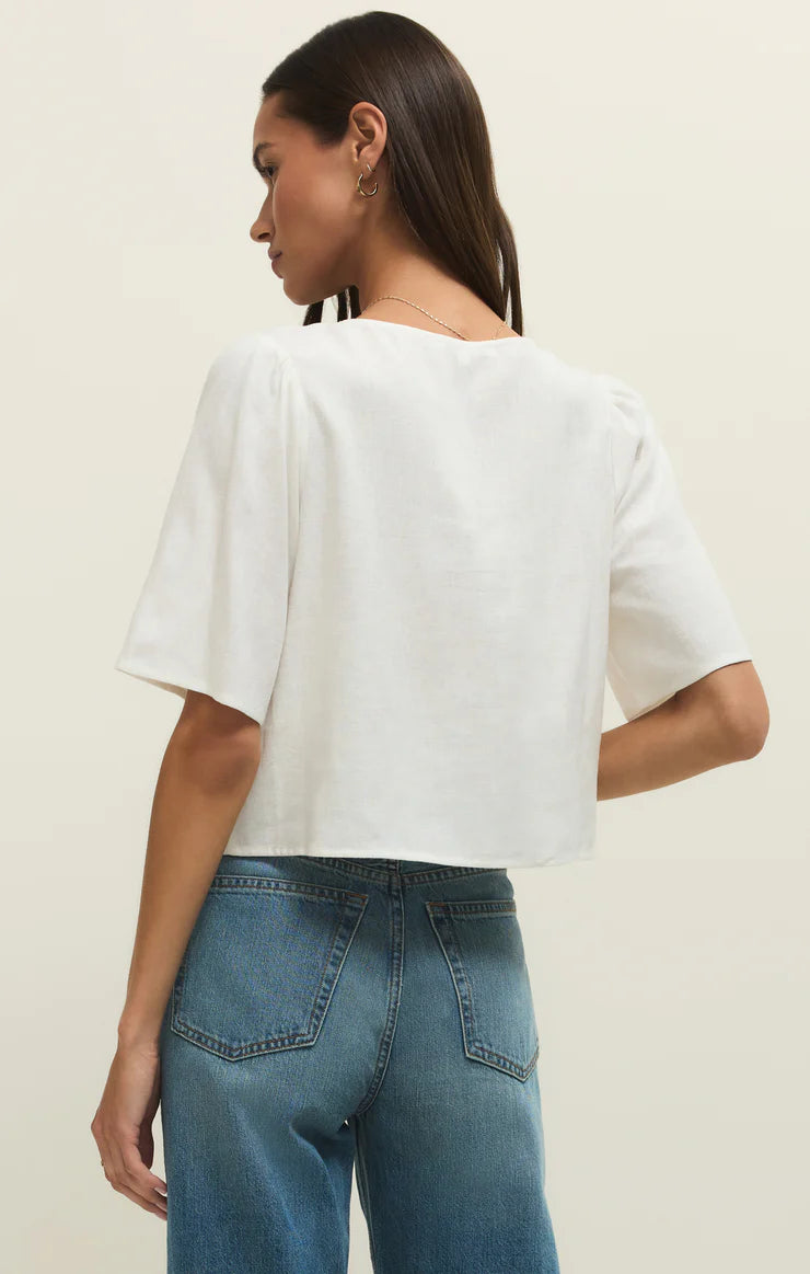 La Belle Linen Top