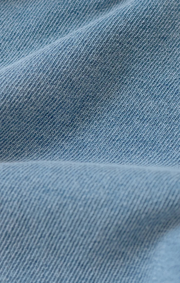 Curran Knit Denim Tee