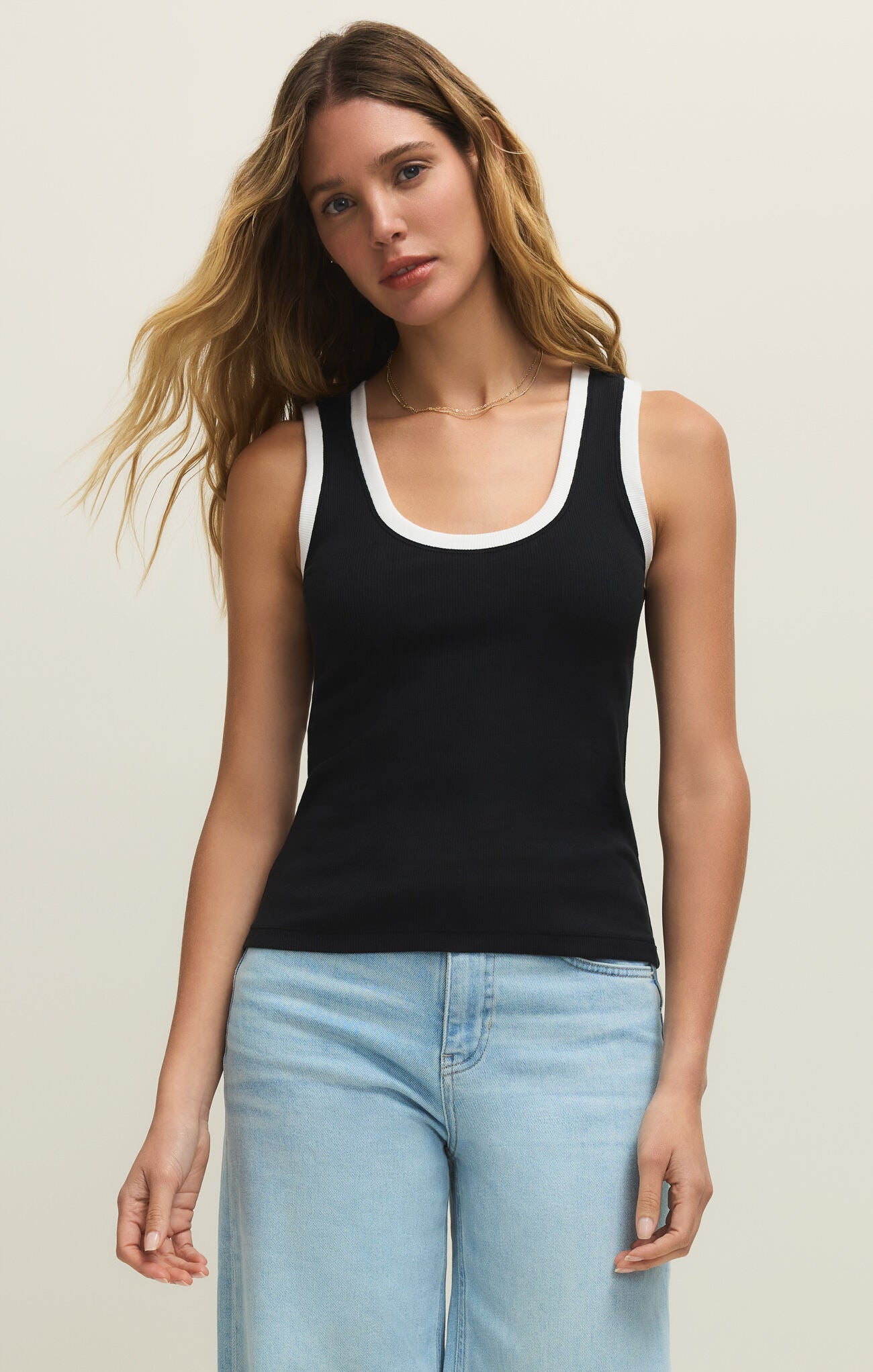 Sirena Colorblock Rib Tank